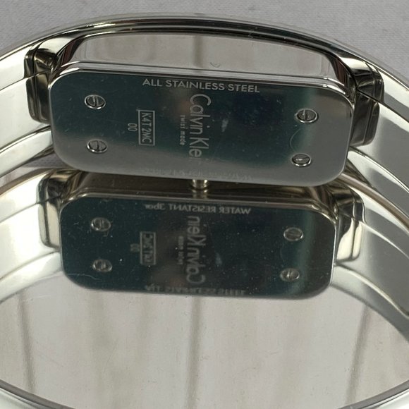 Calvin Klein Fabulous Swiss Workmanship Sculptured Bangle Bracelet Swiss Watch - Picture 5 of 11